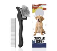 Anrundar Brosse de toilettage pour chien Goldendoodles et Golden Doodle pour kit de toilettage - Brosse pour chien pour Goldendoodle, Labradoodle, Caniches - Brosse à poils courts et moyens - Taille S
