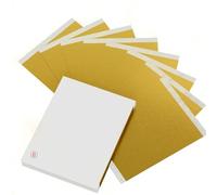 ANRZO Feuille d'or Imitation,100 Feuilles d'or B,Peut être Utilisé pour l'artisanat de Bronzage,la Décoration de Meubles,la Peinture à la Feuille d'or, Non Fade, 6.1 x 5.3