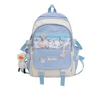ANSAIR Sac à Dos Kawaii avec Accessoires épingles Kawaii, Sac à Dos Mignon for Filles Adolescentes, Sac à Dos Kawaii Fournitures Scolaires Cadeaux de Noël (Color : Blue)