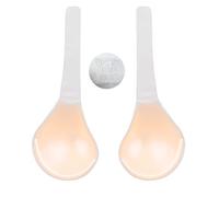 ANSAIR Soutien-Gorge Invisilift for Gros Seins, Soutien-Gorge liftant en Silicone adhésif réutilisable, Couverture Invisible (Color : Beige Cotton with Buckle, Size : B)
