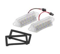 Ansbvgn Plaque Immatriculation Pour Mitsubishi Lancer 2003 2004 2005 2006 2007-2017 Evo Evolution X 2Pcs Canbus LED Lampe D'éclairage De Plaque D'immatriculation