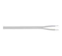 Anschlussleitung Pvc Zwillingsleitung 5m WeiÃ? H03vh-h 2x0,75mm²