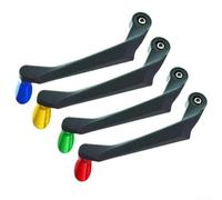 Anse de protection des mains CNC bleue pour vélo de rue 17 cm (doré)