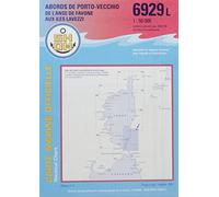 Plastimo Carte marine Anse Favone aux îles Lavezzi SHOM 6929 L Clair 84 x 120 cm