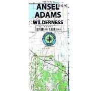 Ansel Adams Wilderness Trail Map: Shaded-Relief Topo Map
