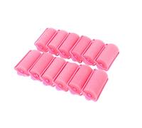 Anself Lot de 12 bigoudis en éponge mousse pour cheveux Accessoire pour salon de coiffure Rose