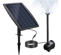 Anself Panneau d'alimentation Solaire Paysage Fontaines Piscine Jardin Pluggable Energie Solaire Pompe Décorative