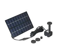 Anself Pompe à Eau Solaire, 9V 1.8W Pompe Bassin 200L/H Pompe Solaire pour Exterieur Jardin étang Pompe Fontaine d'eau Maximale 70cm