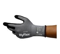 Ansell HyFlex 11-571 Gants Anti-Coupures, Enduction Nitrile Résistante à l'Abrasion, Gants de Travail Professionnels Haute Protection, Homme Femme, Gris, Taille XL (1 Paire)
