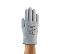Ansell ActivArmr 42-445 Gants de Travail Thermorésistants, Résistance à la Chaleur et Protection Anti-Coupure Élevées, Gants de Manutention, Bricolage, Chantier, Taille L (12 Paires)