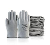 Ansell ActivArmr 42-445 Gants de Travail Thermorésistants, Résistance à la Chaleur et Protection Anti-Coupure Élevées, Gants de Manutention, Bricolage, Chantier, Taille XL (12 Paires)