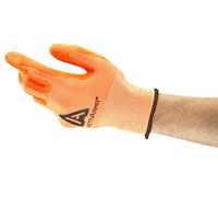 Ansell ActivArmr 97-012 Gants de travail de sécurité, Protection mécanique, Taille 8 (M), Orange (12 Paires)
