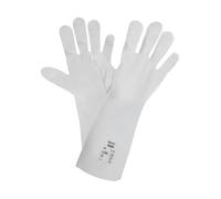 Ansell AlphaTec 02-100 Gants Protection Chimique en Film Laminé, Très Haute Résistance Produits Chimiques et Liquides Dangereux, Homme Femme, Blanc, Taille XL (12 Paires)