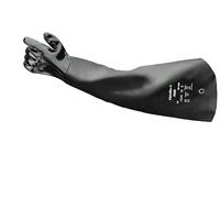 Ansell AlphaTec 09-430 Gants Protection Chimique en Néoprène, Haute Résistance Acides et Solvants, Chimie et Travaux Lourds, Gant de Travail Industriel, EPI, Noir, Taille XL (1 Paire)