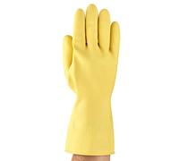 Ansell Alphatec 87-063 Gants de Travail Multifonctions, Resistance Chimique, Motif en Relief pour une Préhension Améliorée, Manchette Longue, Taille XL (12 Paires)