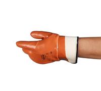 Ansell Edge 48-193 Gants de travail de sécurité, Protection mécanique, Taille 10 (XL), Orange (12 Paires)