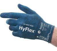 Ansell Gant HyFlex 11-819 ESD taille 8 bleu EN 388, EN 16350 catégorie EPI II...