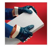 Ansell Health Care Gants Hycron 27-805 T. 11 blanc/bleu jersey de coton avec nitrile EN 388 cat. II Quantité:12