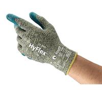 Ansell HyFlex 11-501 Gants de Travail Polyvalents, Protection Mécanique Multi-Usage, Atelier, Bricolage, Peinture, Gant Fin Homme Femme, Lavable, Bleu, Taille M (12 Paires)