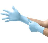 Ansell Microflex 93-833 Gants Jetables en Nitrile, Gant Usage Unique Haute Qualité, Protection Chimique et Mécanique Industrielle, Design Fin et Durable, Bleu, Taille L (250 Gants)