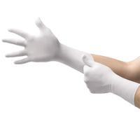 Ansell TouchNTuff 83-300 Gants en polyisoprène, protection contre les produits chimiques et les liquides, Blanc, Taille 5.5 (Sachet de 20 paires)