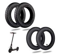 ANSENI Pack Chambre à Air Et Roues De Remplacement de 10" Pour Trottinette Électrique de 10", Pneus de Rechange, Mise à Jour de la Roue Xiaomi M365 8,5" à 10"