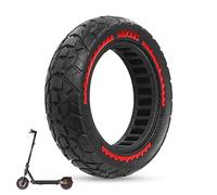ANSENI Pneu Plein 60/70-6.5 Roue Off-Road 10x2.50-6.5 Pneu Anticrevaison | Compatible avec Trottinette Electrique Xiaomi 5/5 Pro/5 Max,Segway Ninebot E3 E,Ninebot Max G30E,Smartgyro K2 (1 Roue)