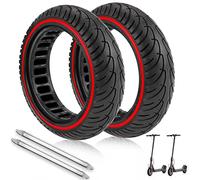 ANSENI Pneu Plein 8,5 Pouces (8 1/2x2)(50/75-6.1) Increvables pour Trottinette Électrique, Compatible Tous Modèles avec Roue 8 1/2x2, Xiaomi M365, 1S, Pro2, Gotrax, Wispeed (Ligne 2unités+Leviers)