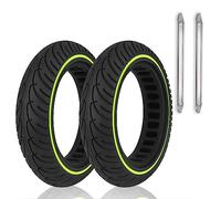ANSENI Pneu Plein 8,5 Pouces (8 1/2x2)(50/75-6.1) Increvables pour Trottinette Électrique, Compatible Tous Modèles avec Roue 8 1/2x2, Xiaomi M365, 1S, Pro2, Gotrax, Wispeed(Fluo, 2 pneus)