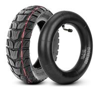 ANSENI Pneus de 10 pouces (10 x 3.0) (80/65-6) (255 x 80) pour Kugoo M4 Dualtron Victor Luxury Eagle Speedway 4 Zero 10X scooters électriques Minimotors (1 pneu Offroad + 1 chambre à air)