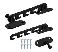 Anseom 2Pcs Entrebâilleur de Fenêtre à Battant, Entrebailleur Fenetre Limiteur Ouverture Fenetre avec Vis, Reglable Entrebailleur Fenetre Sans Perçage Convient pour Régler l'angle des Fenêtre (10.5cm)