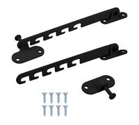Anseom 2Pcs Entrebâilleur de Fenêtre à Battant, Entrebailleur Fenetre Limiteur Ouverture Fenetre avec Vis, Reglable Entrebailleur Fenetre Sans Perçage Convient pour Régler l'angle des Fenêtre (16.5cm)