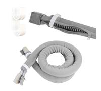 Anseom Cap de Couvercle de tuyau CPAP Support de tuyau CPAP, Housse de tuyau CPAP Universal avec Fermeture éclair, Protection de tuyau CPAP de 1,8 m (Gris)
