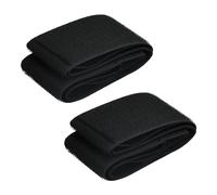 Anseom Lot de 2 organiseurs de coffre de voiture - Bande pour objets dans la voiture - Noir - Sangle de fixation pour la fixation - Accessoires de voiture pour voitures, camionnettes, camions