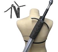 Anseom Porte-Ceinture en Cuir Holster pour Épée, Médiéval Rétro Porte Épée Ceinture Ceinture d'Épée Médiévale Rétro en Cuir Costume de Guerrier Réglable Boucle Étui Épée pour Hommes Épée Titulaire