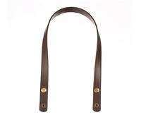 Anses de Sac en Cuir Sangle de sac en cuir Pu de 60cm, 1 pièce, avec bouton-pression, poignée de sac à bandoulière de 1.8cm de large for sac à main, poignées de remplacement, accessoires de sac(Coffee