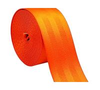 AnseTendance - 10 mètres Sangle 48mm millimètres Polyester Type Ceinture de sécurité pour Sacs Bagages à Main sommiers Harnais valises Attaches Matelas Chaise canoë Banc Kayak Couleur Orange feu