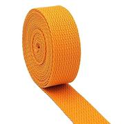 AnseTendance 24 Couleurs 25mm Sangle de Coton Souple pour Sacs à Main à Dos Couture Anse Sac Banane Couture Confection des vêtements (Tangerine, 6 mètres)