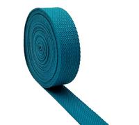 AnseTendance 24 Couleurs 25mm Sangle de Coton Souple pour Sacs à Main à Dos Couture Anse Sac Banane Couture Confection des vêtements (Bleu Canard, 3 mètres)