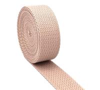 AnseTendance 24 Couleurs 25mm Sangle de Coton Souple pour Sacs à Main à Dos Couture Anse Sac Banane Couture Confection des vêtements (Beige rosé, 3 mètres)