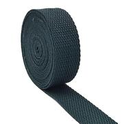 AnseTendance 24 Couleurs 25mm Sangle de Coton Souple pour Sacs à Main à Dos Couture Anse Sac Banane Couture Confection des vêtements (Anthracite, 3 mètres)