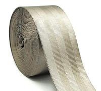 AnseTendance - 48mm Sangle Type Ceinture de sécurité en Polyester pour Bagage créations Couture Sacs à Main Anse de Camera Guitare bandoulière (Titane, 10 mètres)