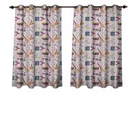 Anshesix Rideau d'intimité pour Balcon, Musique, extérieur, Instruments, Tambours, Haut-parleurs, Clavier, écouteurs, disques, Blues, Musique est ma Vie, 63 x 63 cm (l x L) 160 cm x 160 cm