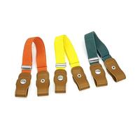 Anshili 3 pièces sans boucle ceinture enfants ceinture extensible élastique réglable pour garçons et filles (C)