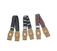 Anshili 3 pièces sans boucle ceinture enfants ceinture extensible élastique réglable pour garçons et filles