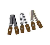 Anshili 3 pièces sans boucle ceinture enfants ceinture extensible élastique réglable pour garçons et filles (E)