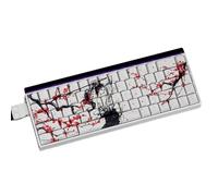 ANSI ISOS Design original Touches de profil Touches Couvercles PBTS Plum 61/64/68 Plum Side Imprimé Bouchons Encre Fleur d'encre