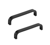 ANSIEDIO 2pcs Poignee de Meuble Cuisine Noir Poignée Cuisine Entraxe 96mm Poignée Meuble Noir