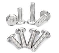 ANSIEDIO Boulons M8 pour Meubles en Acier Inoxydable - Furniture Boulons à Tête Hexagonale Boulons Allen M8×50mm,5 pcs