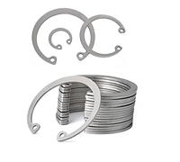 ANSIEDIO E-clips Anneau de Retenue Bagues d'arrêt Circlips C-clips Circlips interne (￠37mm, 10 pcs)